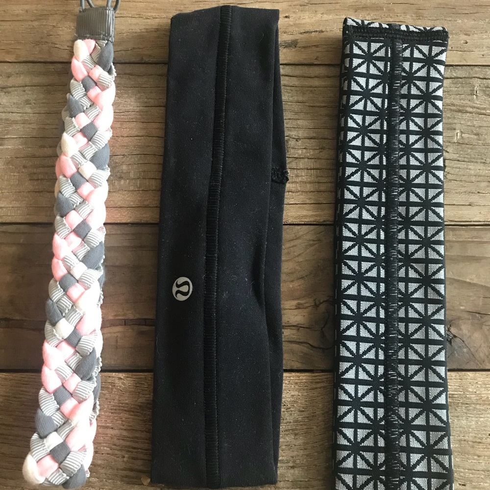 3 lulu Lemmon head bands NOT AVAILABLE:(